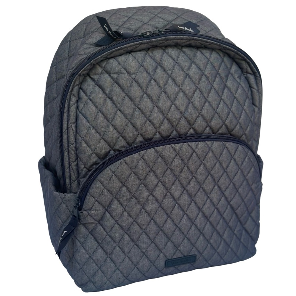 LOW START NWT - Vera Bradley Quilted Denim Backpack and Crossbody Set - Picture 5 of 17